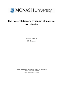 The eco-evolutionary dynamics of maternal provisioning