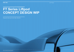 FT70 AND FT140 PERSONAL LIFT DESIGN