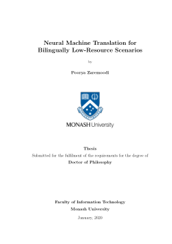 Neural Machine Translation for Bilingually Low-Resource Scenarios