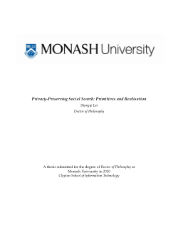 Privacy-Preserving Social Search: Primitives and Realisation