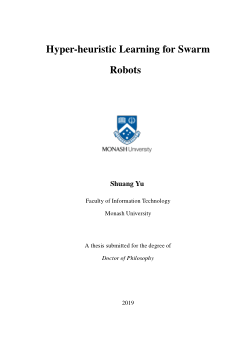 Hyper-heuristic Learning for Swarm Robots