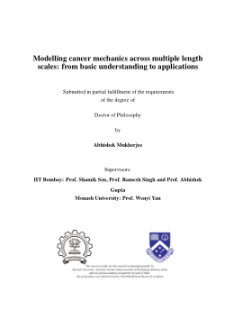 Modelling cancer mechanics across multiple length scales: from basic understanding to applications