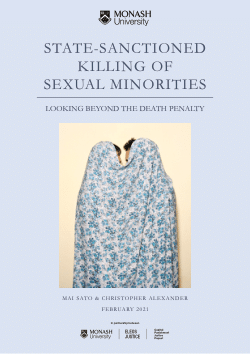 State-Sanctioned Killing of Sexual Minorities: Looking Beyond the Death Penalty