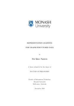 Representation Learning for Graph-Structured Data