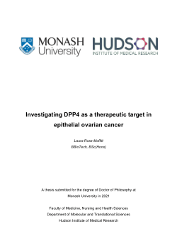 Investigating DPP4 as a therapeutic target in epithelial ovarian cancer