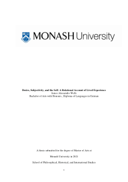 Desire, Subjectivity, and the Self: A Relational Account of Lived Experience