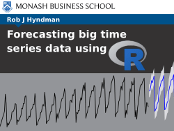 Forecasting big time series data using R