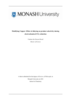 Modifying Copper: Effect of alloying on product selectivity during CO2 reduction