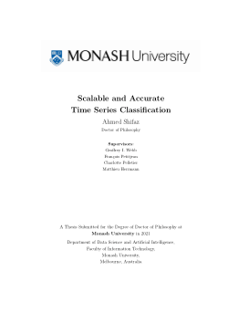 Scalable and Accurate Time Series Classification