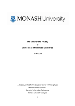 The Security and Privacy of Unimodal and Multimodal Biometrics