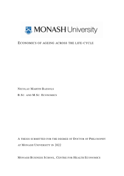 EMPIRICAL ESSAYS ON HEALTH ECONOMICS OF AGEING