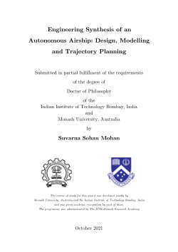 Engineering Synthesis of an Autonomous Airship: Design, Modelling and Trajectory Planning