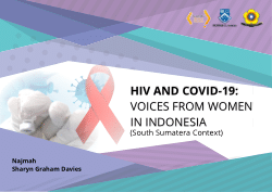 HIV & Covid-19 in Indonesia
