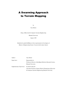 A swarming approach to terrain mapping