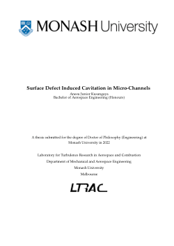 Defect Induced Cavitation in Micro-Channels