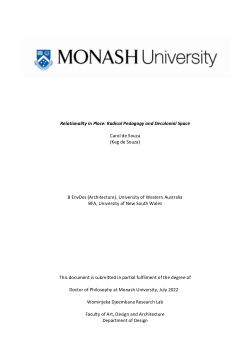 Relationality in Place: Radical Pedagogy and Decolonial Space