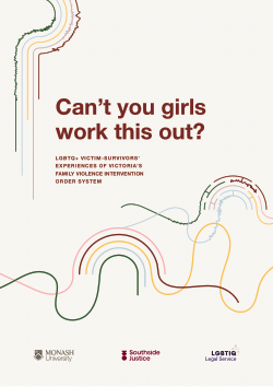 ‘Can’t you girls work this out?’: LGBTQ+ victim-survivors’ experiences of Victoria’s family violence intervention order system