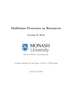 Multitime Processes as Resources