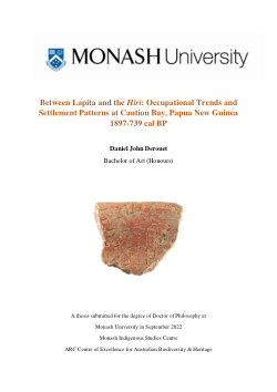 Between Lapita and the Hiri: Occupational Trends and Settlement Patterns at Caution Bay, Papua New Guinea 1897-739 cal BP