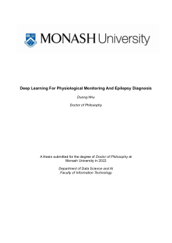 Deep Learning For Physiological Monitoring And Epilepsy Diagnosis