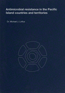 Antimicrobial Resistance in the Pacific Island countries and territories