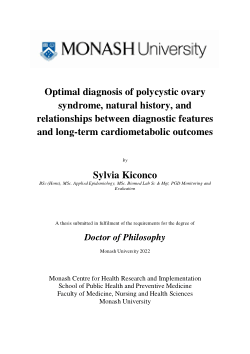 Optimal diagnosis of polycystic ovary syndrome, natural history, and relationships between diagnostic features and long-term cardiometabolic outcomes