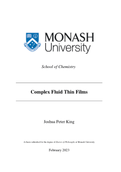 Complex Fluid Thin Films