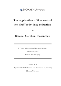 The application of flow control for bluff body drag reduction