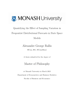Quantifying the Effect of Sampling Variation in Frequentist Distributional Forecasts in State Space Models