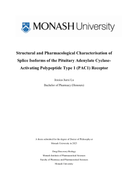 Structural and Pharmacological Characterisation of Splice Isoforms of the Pituitary Adenylate Cyclase-Activating Polypeptide Type 1 (PAC1) Receptor