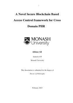 A Novel Secure Blockchain Based Access Control framework for Cross Domain PHR