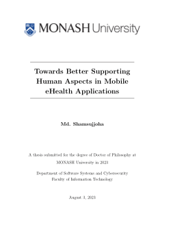 Towards Better Supporting Human Aspects in Mobile eHealth Applications