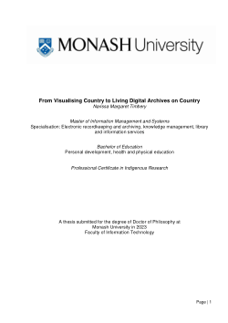 From Visualising Country to Living Digital Archives on Country