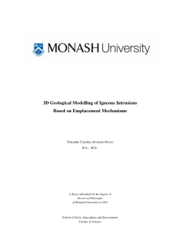 3D Geological Modelling of Igneous Intrusions Based on Emplacement Mechanisms