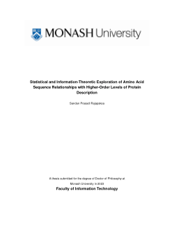 Statistical and Information-Theoretic Exploration of Amino Acid Sequence Relationships with Higher-Order Levels of Protein Description