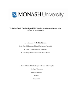 Exploring Saudi Third Culture Kids’ Identity Development in Australia:  A Narrative Approach
