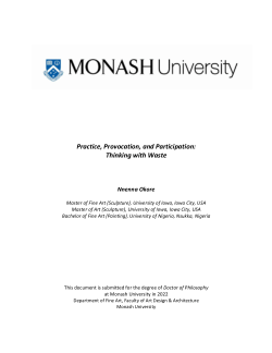 <i>Practice, Provocation, and Participation:</i><i>Thinking with Waste</i>