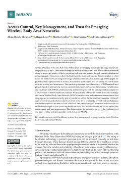 Access Control, Key Management, and Trust for Emerging Wireless Body Area Networks