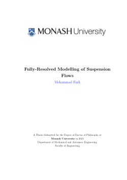 Fully-Resolved Modelling of Suspension Flows