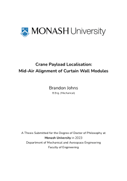 Crane Payload Localisation: Mid-Air Alignment of Curtain Wall Modules