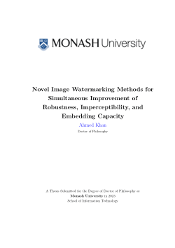 Novel Image Watermarking Methods for Simultaneous Improvement of Robustness, Imperceptibility, and Embedding Capacity