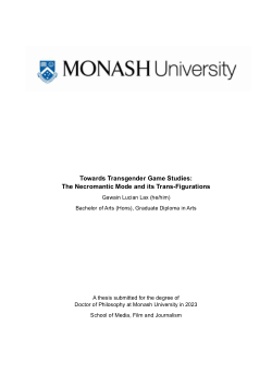 Towards Transgender Game Studies: The Necromantic Mode and its Trans-Figurations