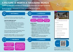 A picture is worth a thousand words: Teaching effective and ethical visual image research through eLearning