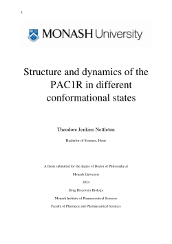 Structure and dynamics of the PAC1R in different conformational states