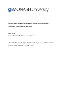 The association between cardiovascular disease, cardioprotective medications and malignant melanoma