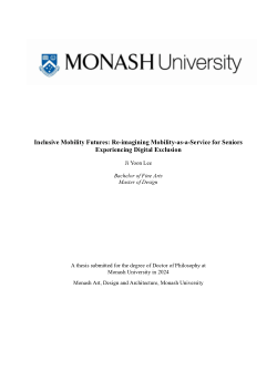 Inclusive Mobility Futures: Re-imagining Mobility-as-a-Service for Seniors Experiencing Digital Exclusion