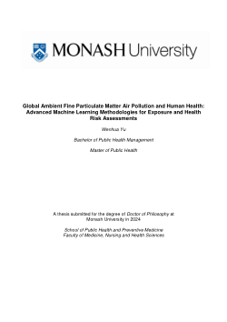 Global Ambient Fine Particulate Matter Air Pollution and Human Health: Advanced Machine Learning Methodologies for Exposure and Health Risk Assessments