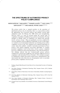 The Spectrums of Automated Privacy Policy Compliance