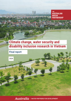 Climate change, water security, and disability inclusion research in Vietnam