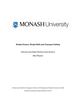 Modal Choice, Modal Shift and Transport Safety